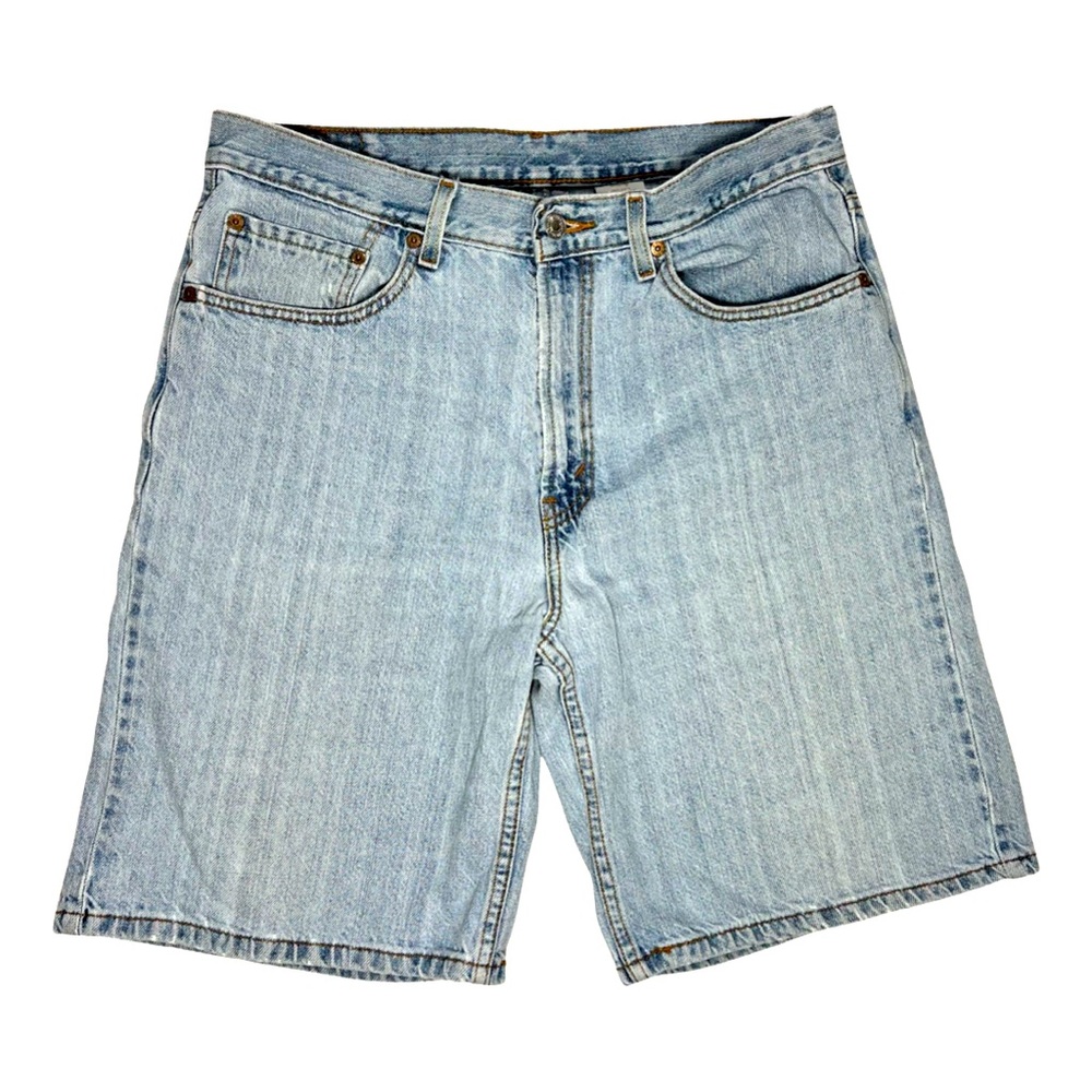 Levi's 550 Relaxed Fit Mens Denim Jean Shorts Size 34 Classic Y2K